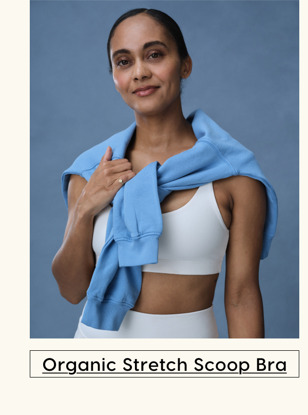 Organic Stretch Scoop Bra