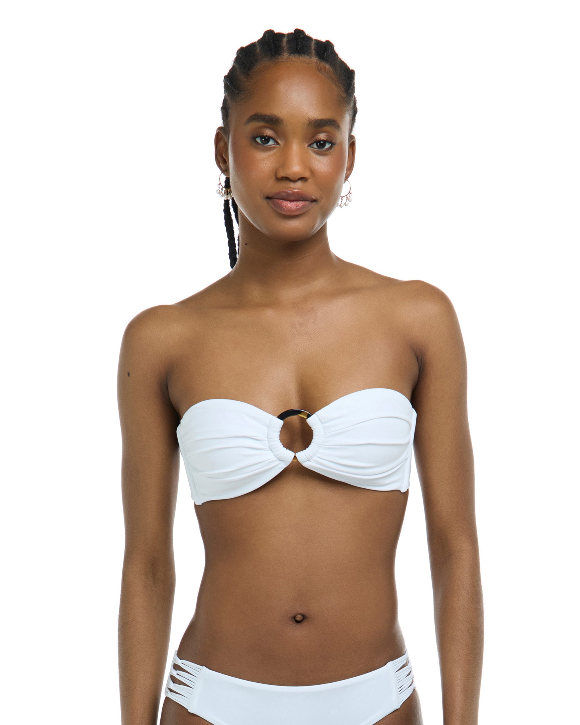 Image of Smoothies Irene Bandeau Top - Snow