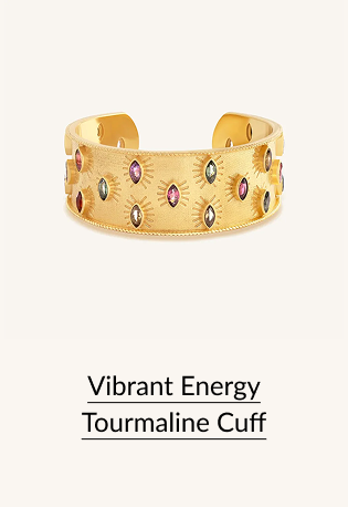 Vibrant Energy Tourmaline Cuff