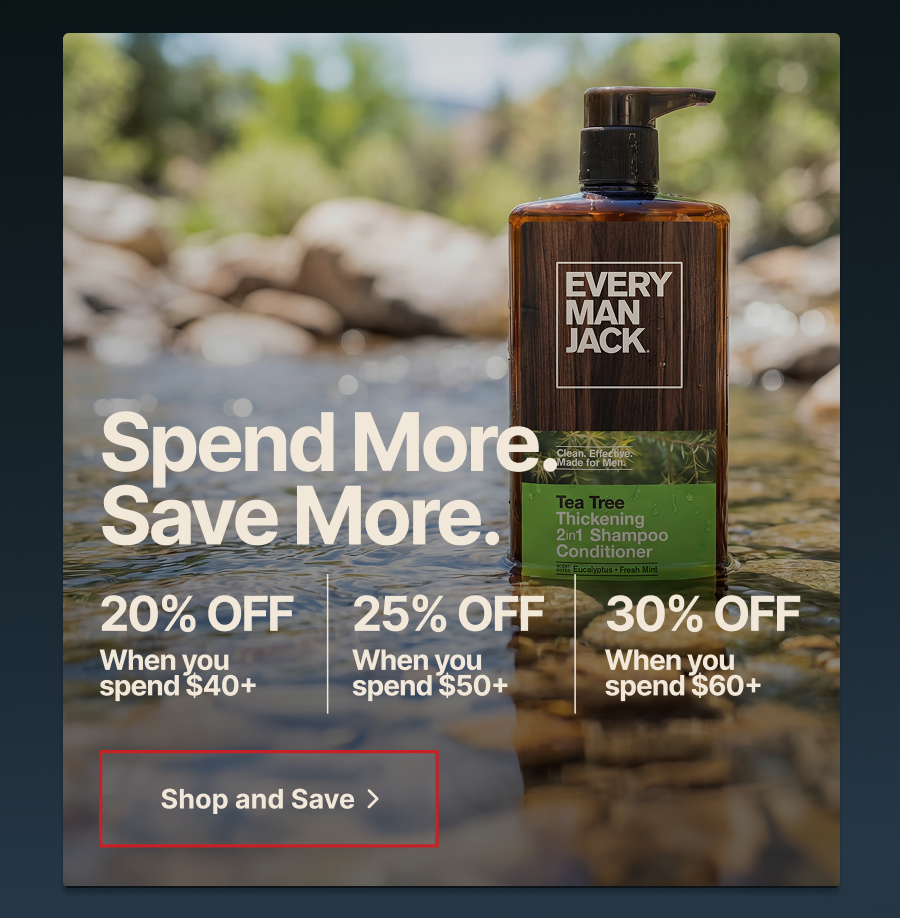 Spend More. Save More.