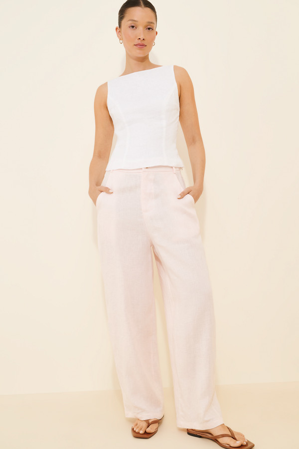 Barrel Linen Pants