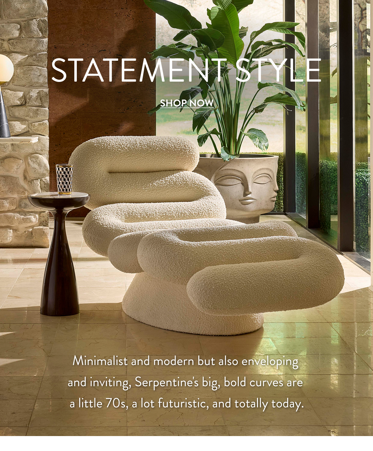 Serpentine Chaise