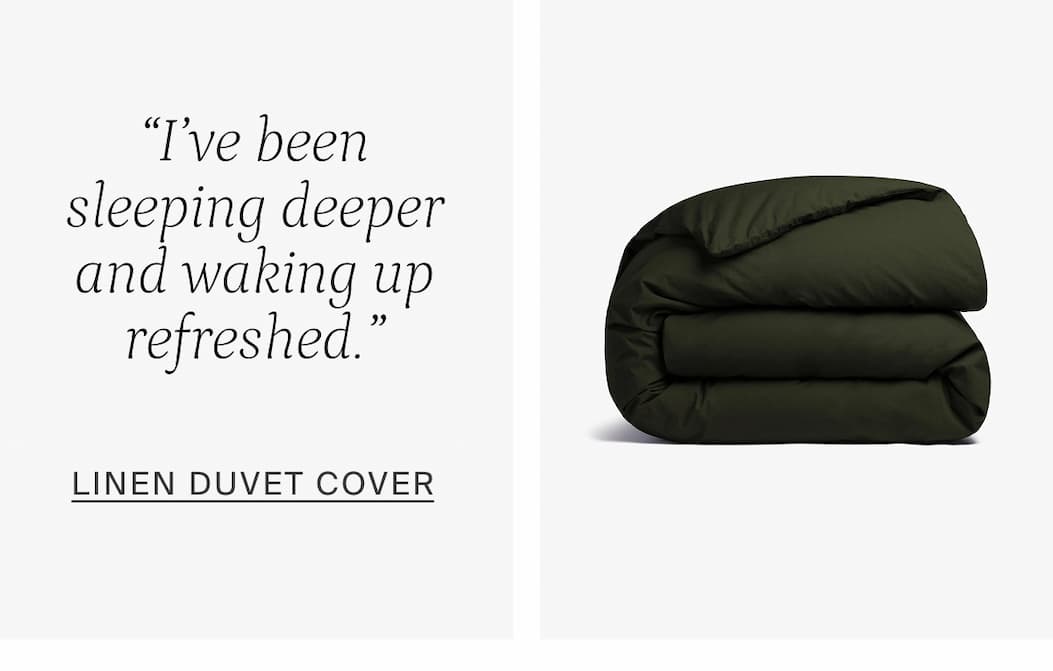 Linen duvet cover