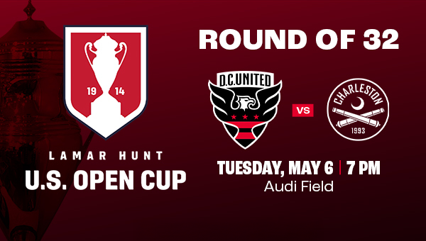 Don't Miss D.C. United vs. Charleston Battery this Tuesday @ 7 PM at Audi FIeld!