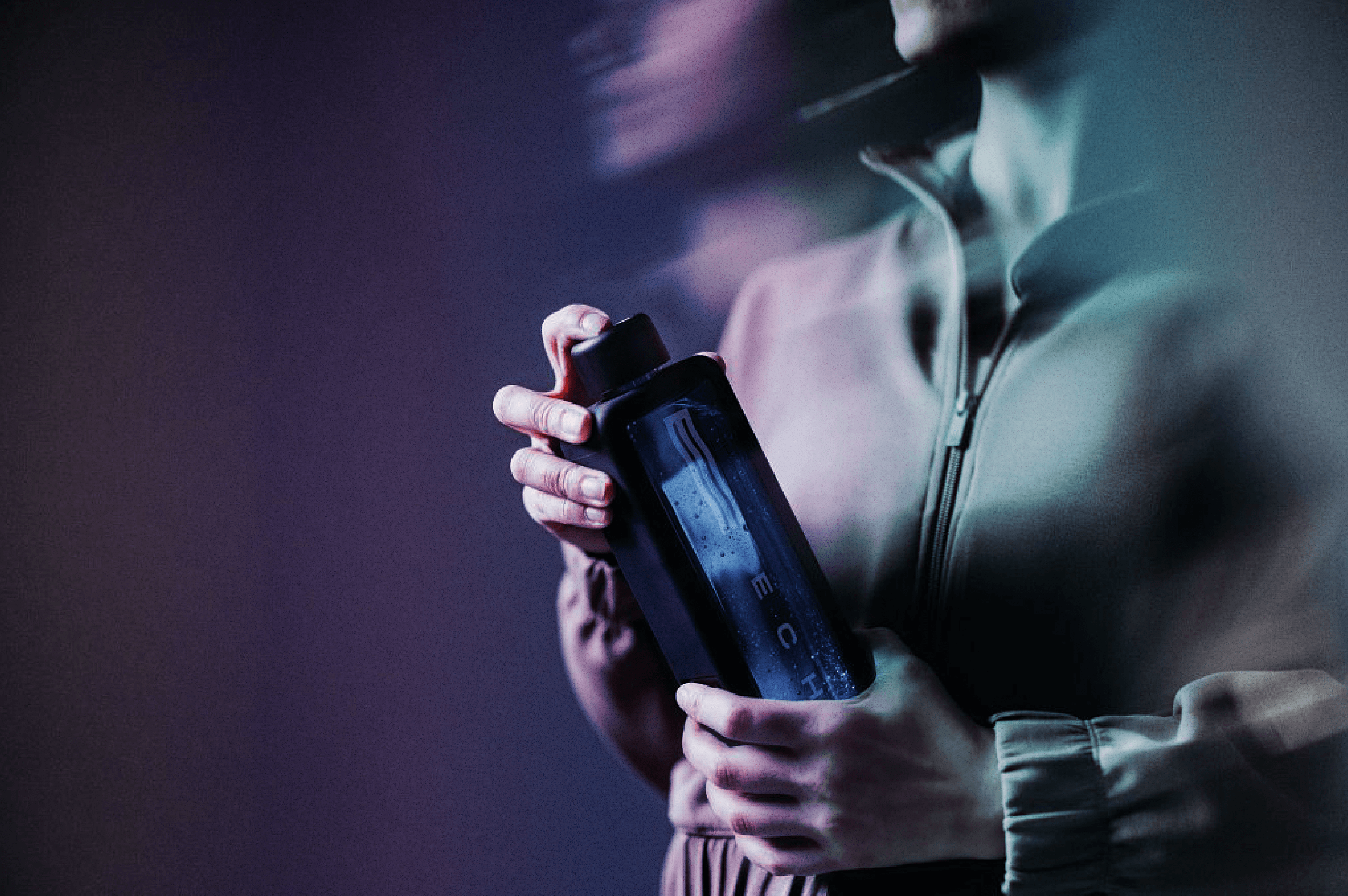 Woman with an Echo Flask