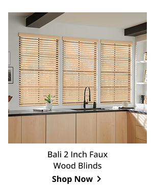 Bali 2 Inch Faux Wood Blinds | Shop Now >