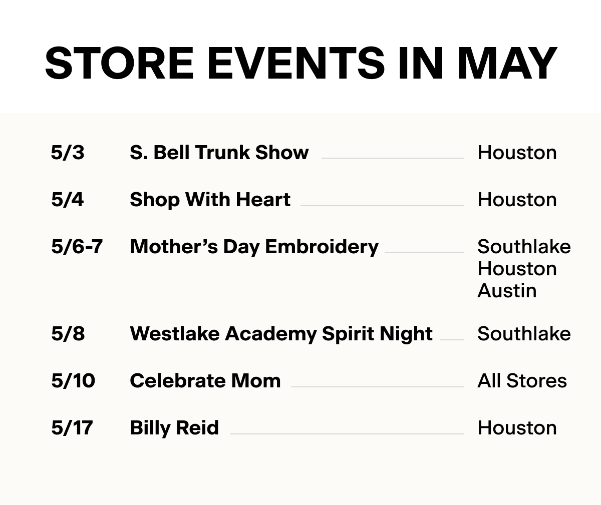 Stores