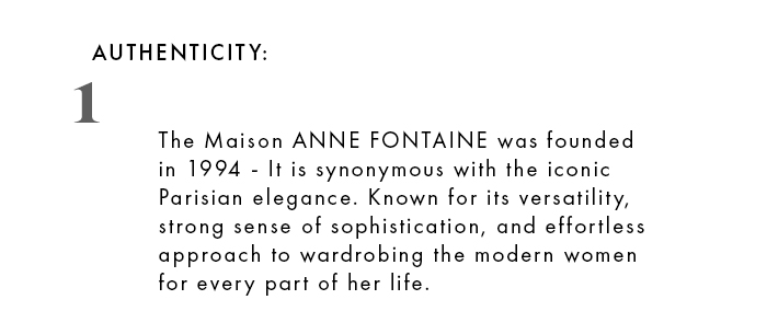 Explore The World Of ANNE FONTAINE