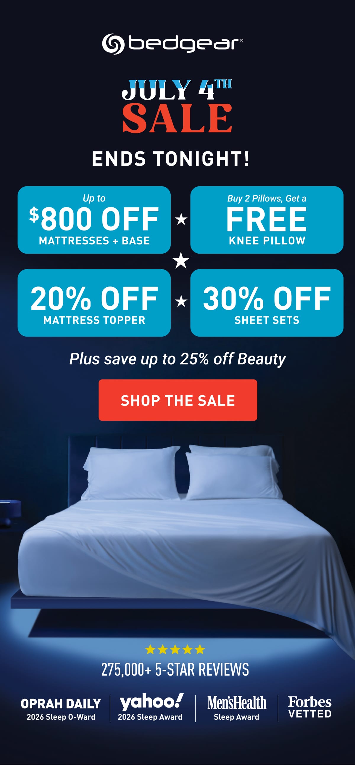 Save up to $800 on cool, breathable Performance® Bedding that is personally fit to you.