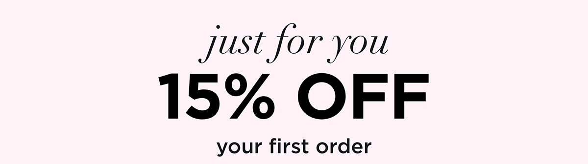 Just For You 15% Off