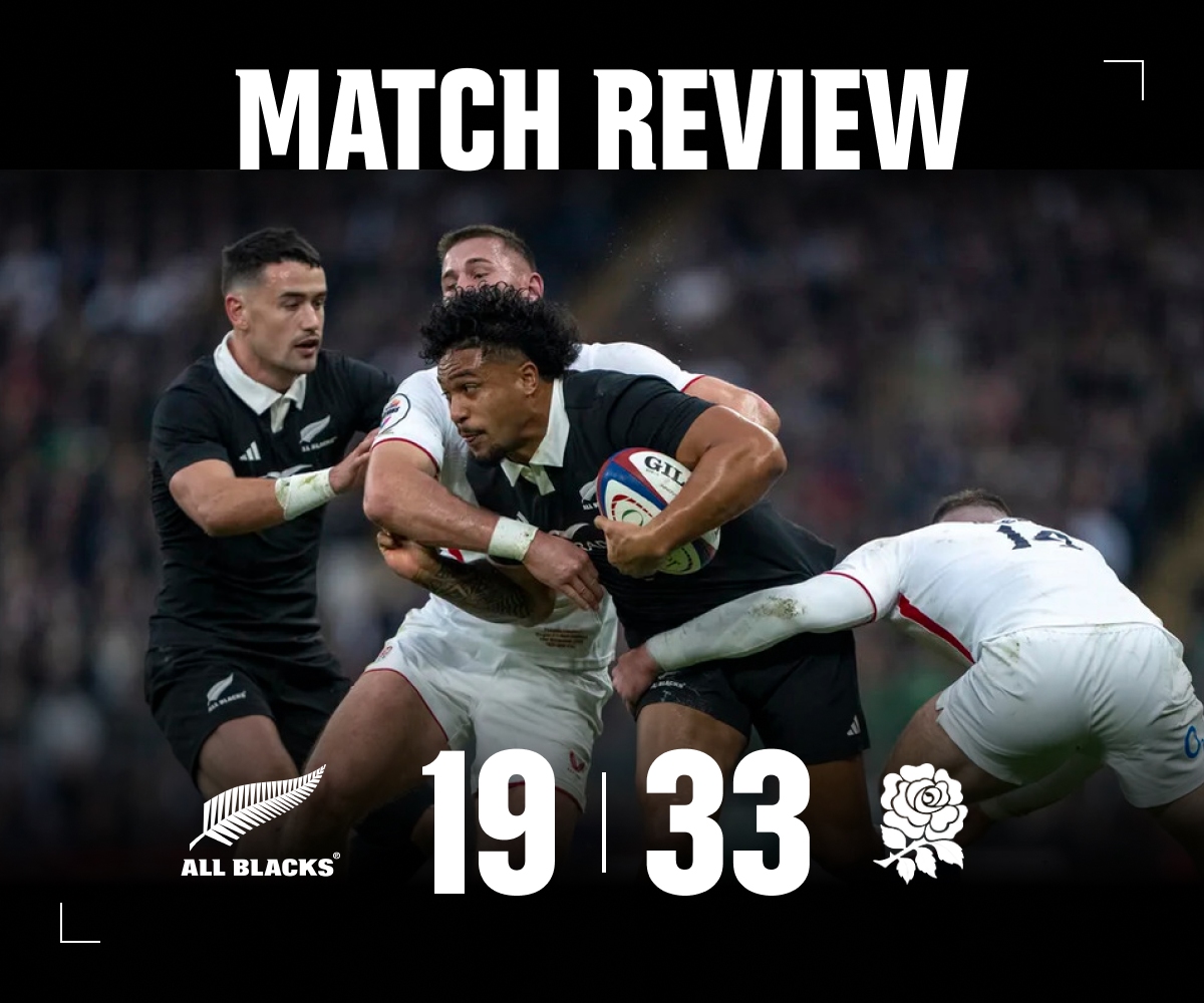 All Blacks v England Match Review 19 - 33