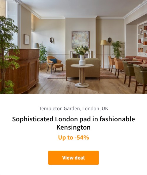 Sophisticated London pad in fashionable Kensington