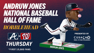 July 30: Andruw Jones Hall of Fame Bobblehead Giveaway
