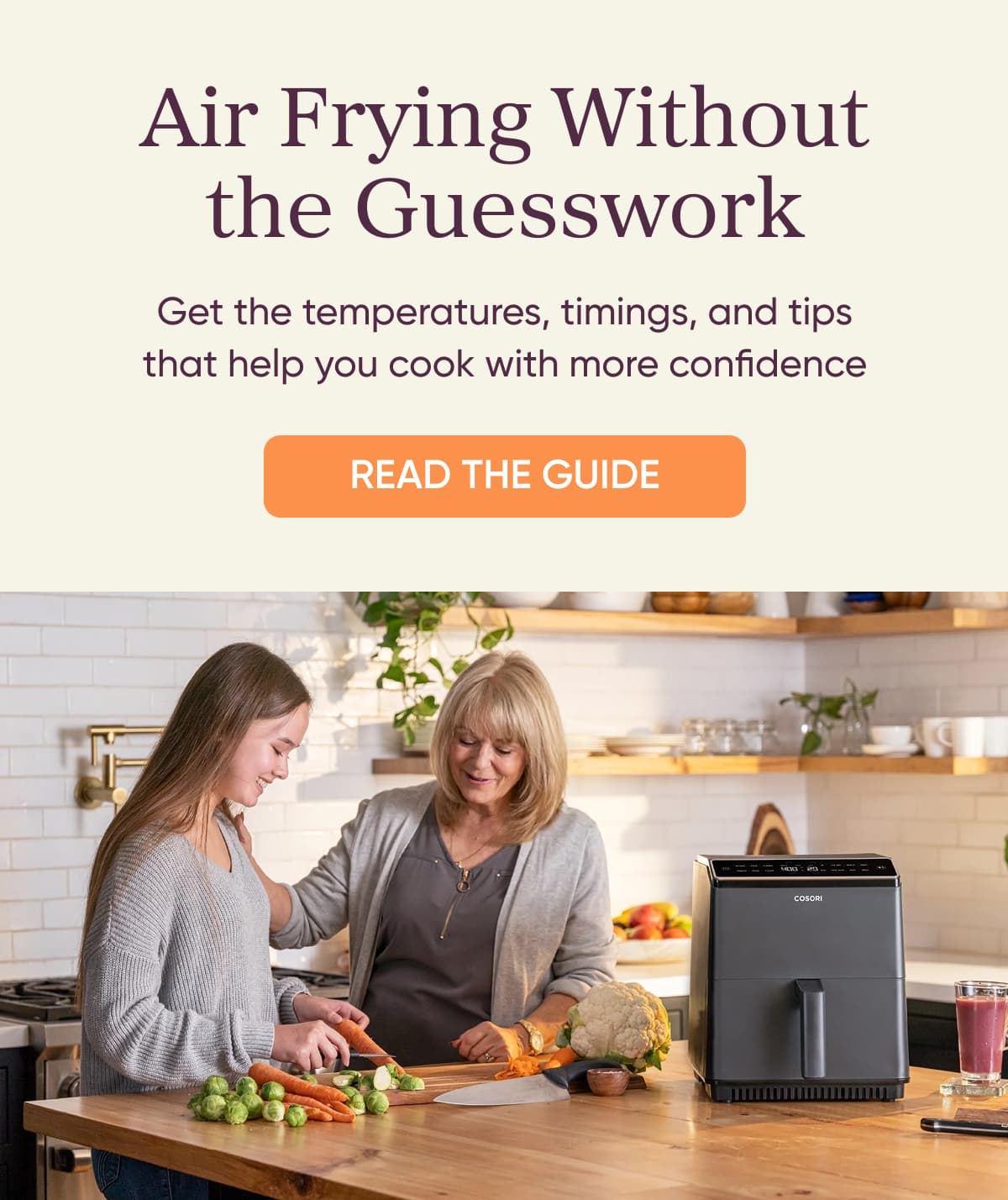 Air frying without the guesswork
