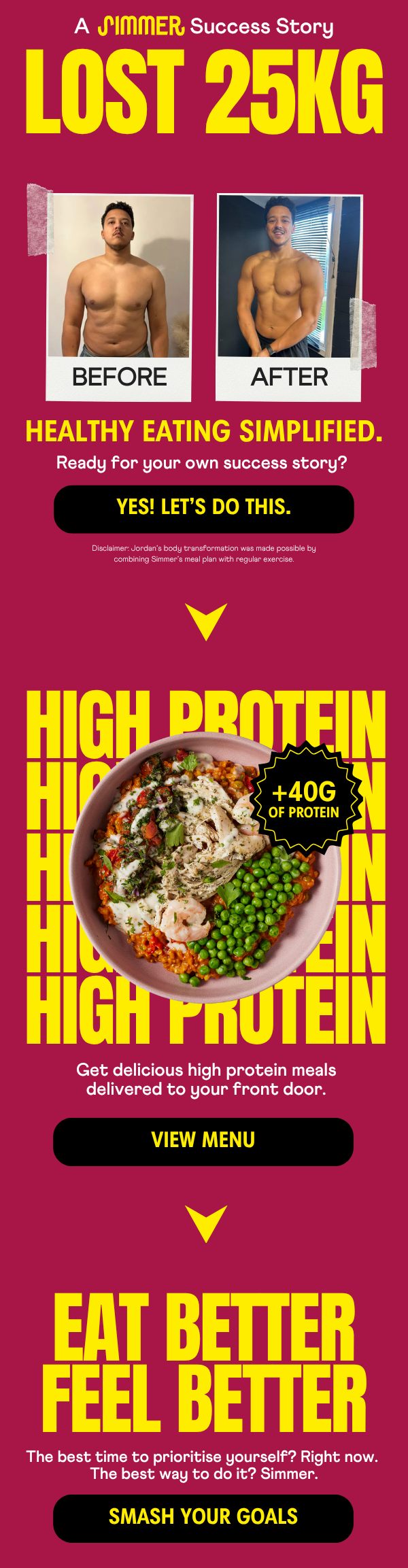 Get half price meals this week