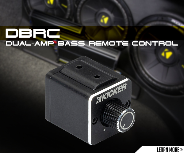 KICKER DBRC Dual-Amp Bass Remote Control