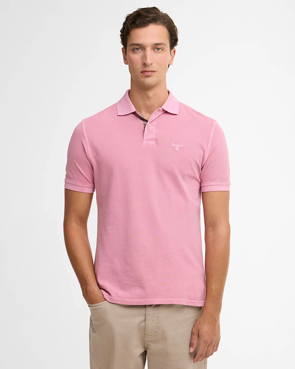 Washed Tartan Tailored Pique Polo