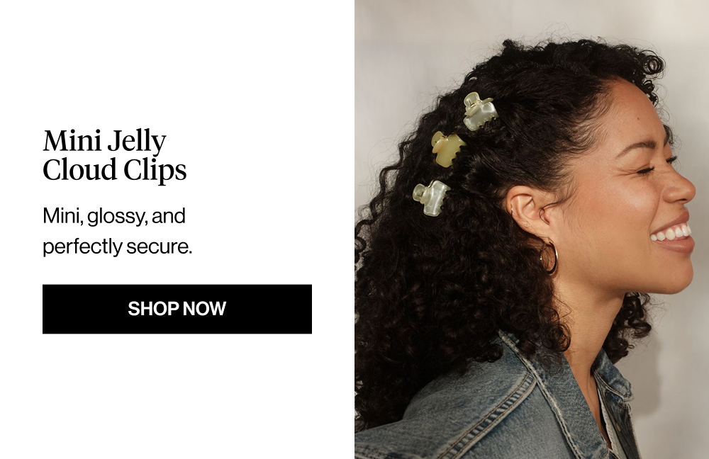 Mini Jelly Cloud Clips. Mini, glossy, and perfectly secure.