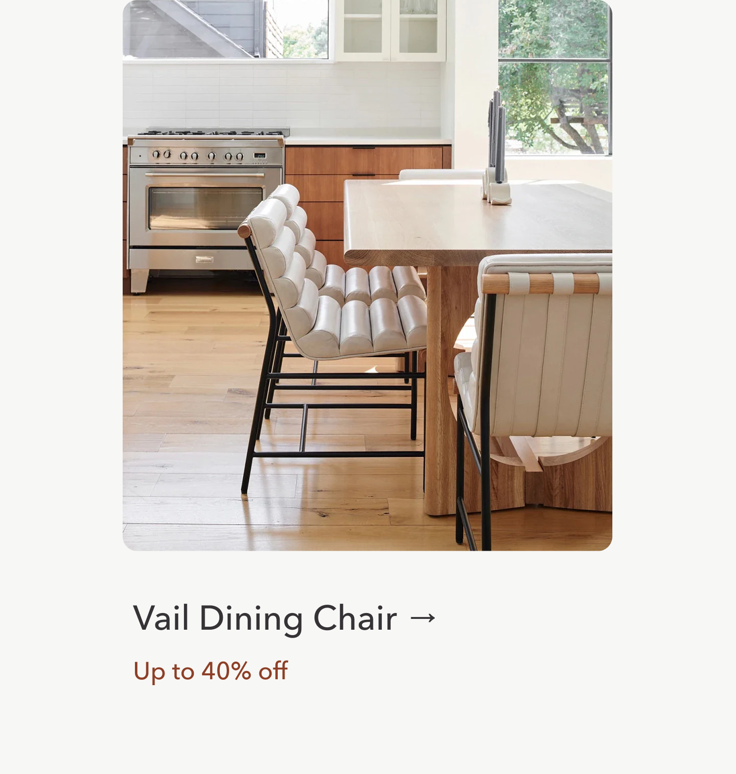 Vail Dining Chair Up to 40% Off