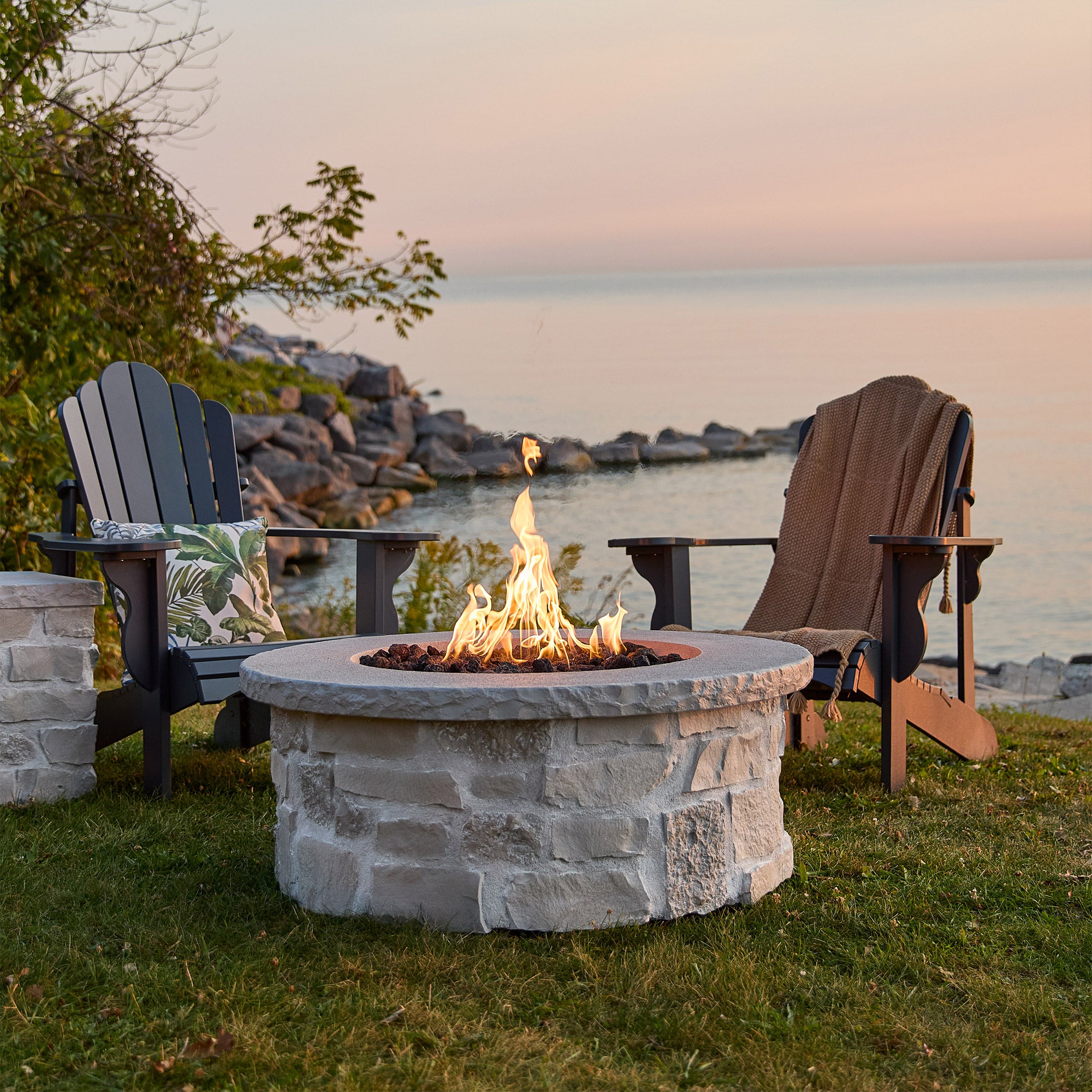 Real Flame Melview Fire Table and Tank Cover Kit