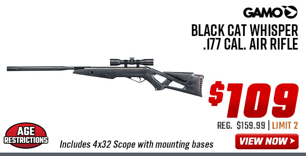 Gamo Black Cat Whisper .177 Cal. Air Rifle
