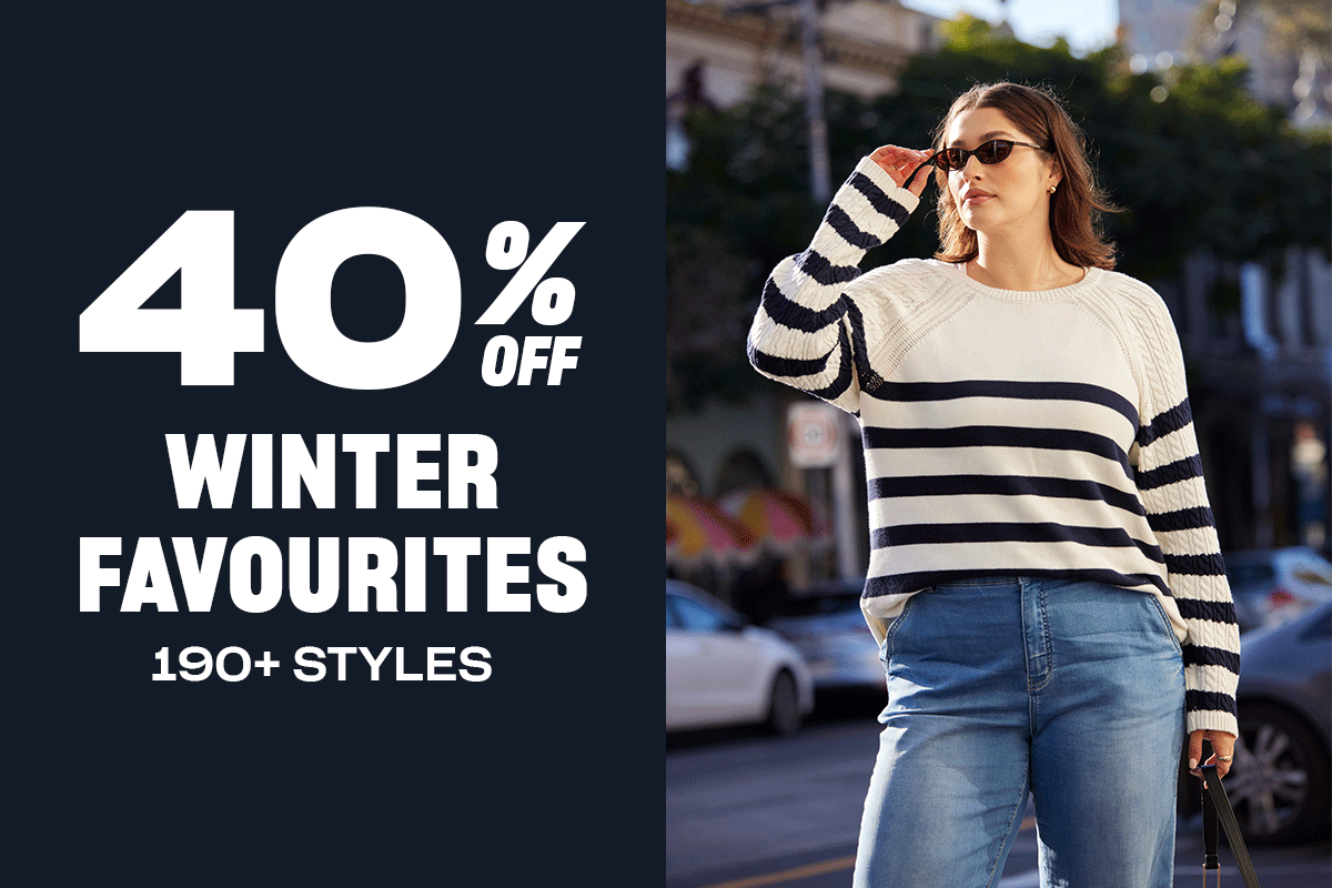 40% off winter favourites