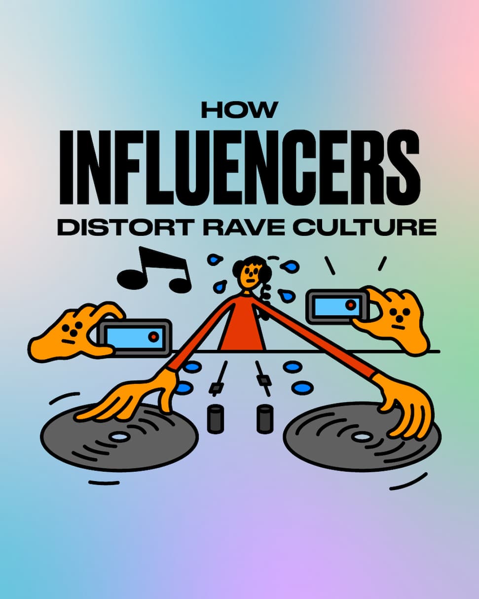 How influencers distort rave culture