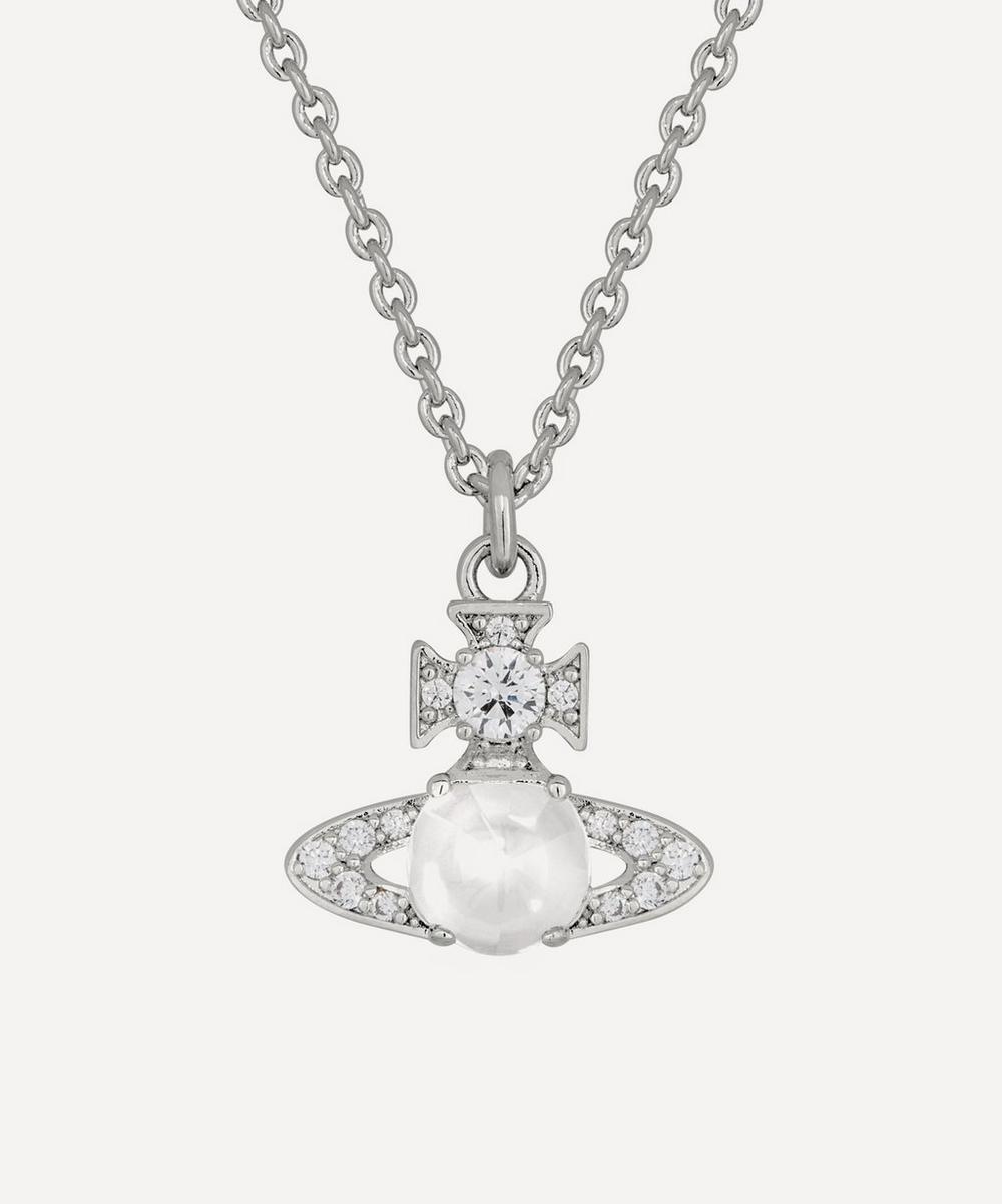 Vivienne Westwood Silver-Tone Valentina Orb Pendant Necklace