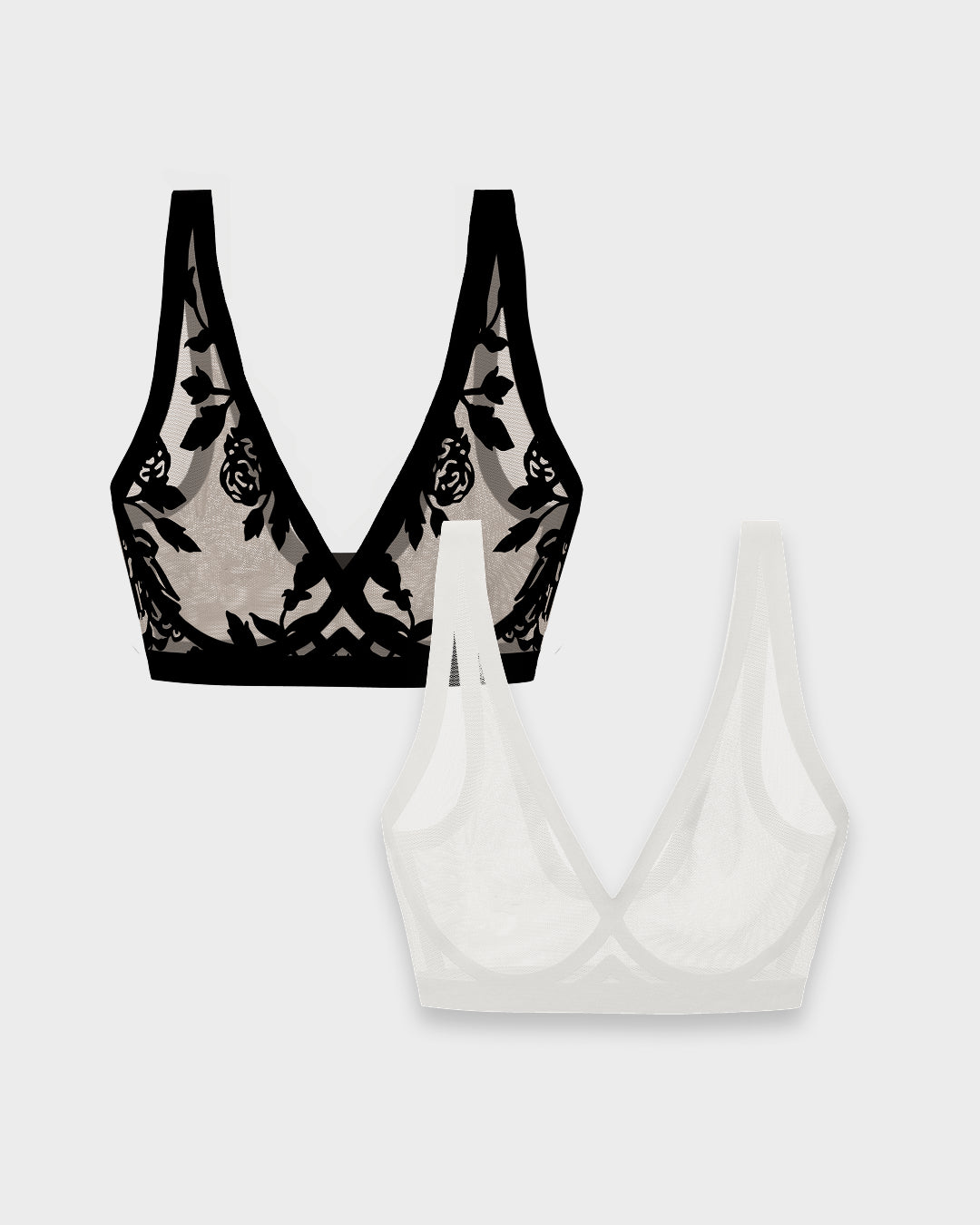 Image of Pearl and Madam Noir Sheer Bra Bundle