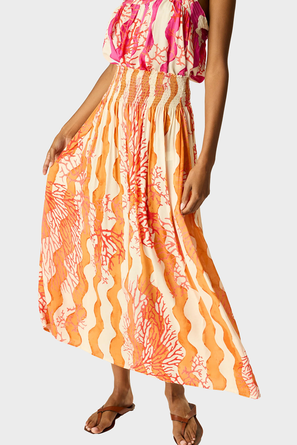Image of Bella Skirt - Coral Wave Honey