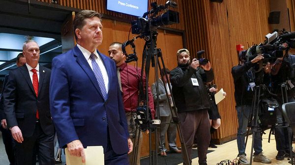 Jay Clayton, the U.S. attorney for the Southern District of New York, at Gracie Mansion in New York, March 9, 2026.