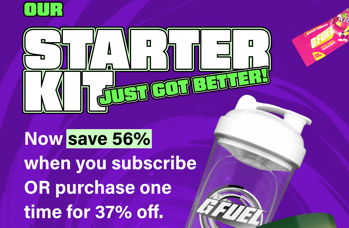 Our Startet Kit Just Got Better! Now save 56% when you subscribe OR purchase one time for 37% off.