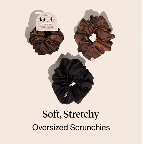 Front Card: Soft, Stretchy 🔗 Shop Oversized Scrunchies