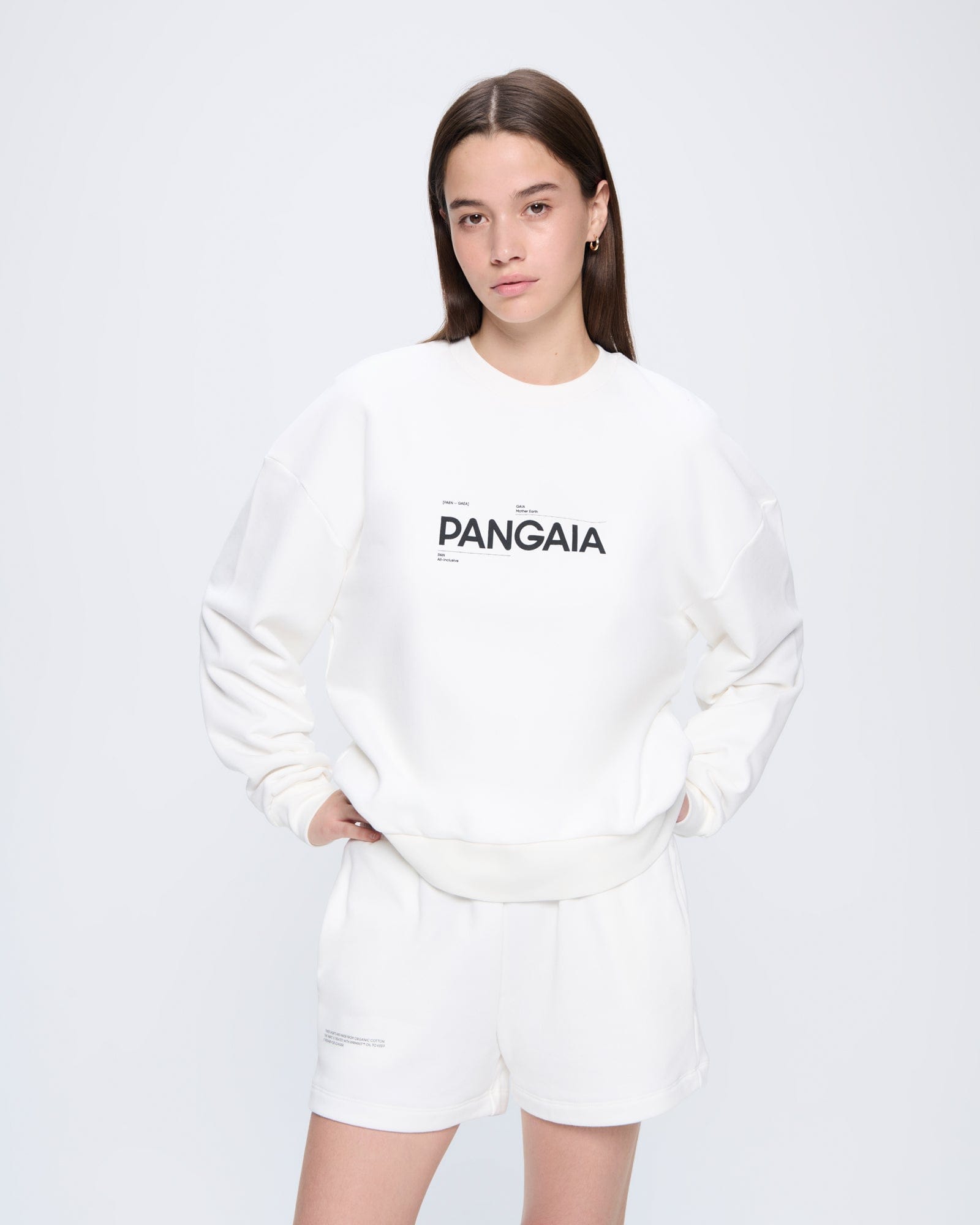 Image of Womens 365 Midweight Definition Sweatshirt—off-white