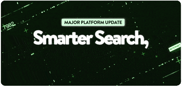 Major platform update. Smarter search filters, better results