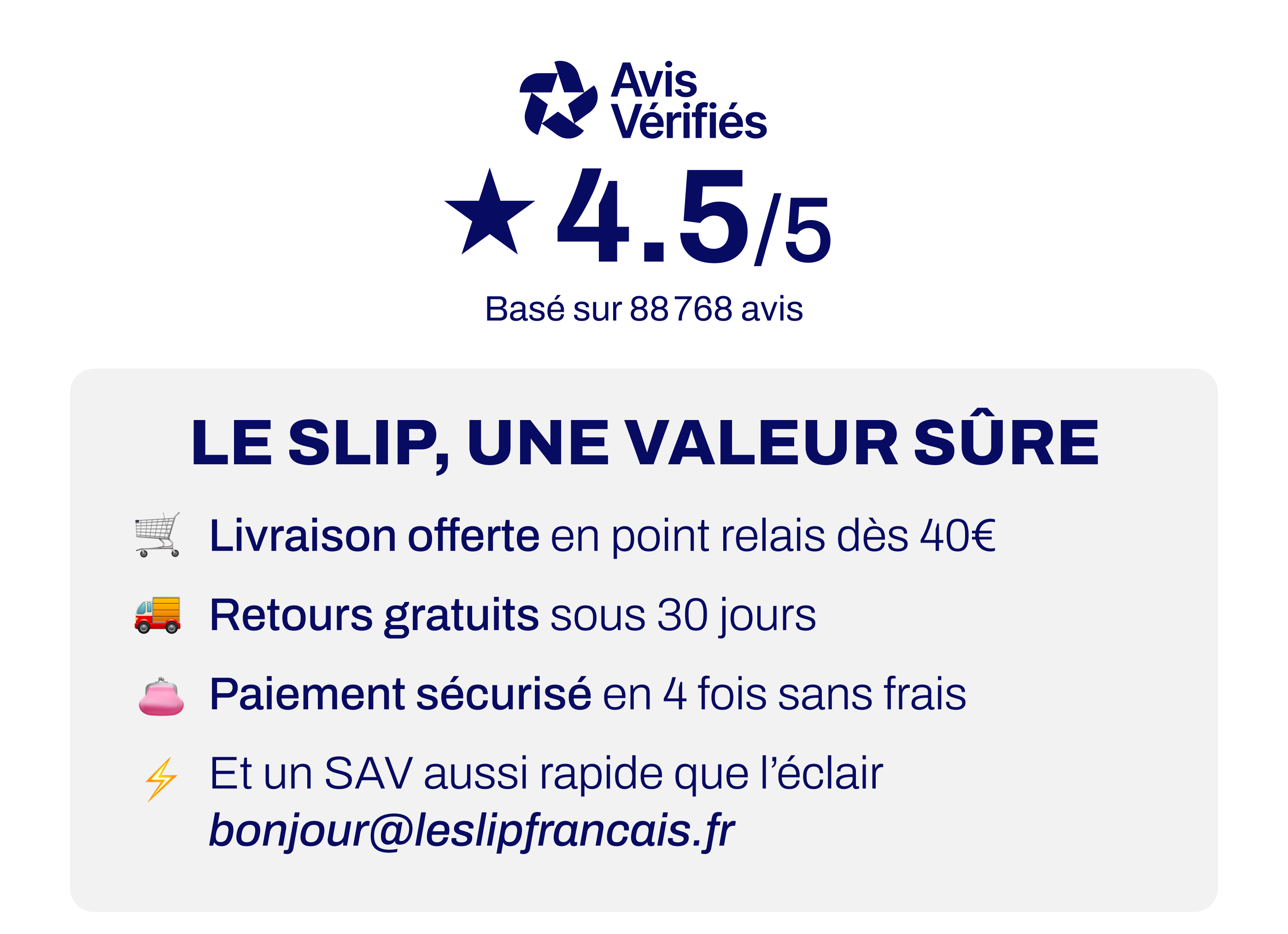 Le Slip, Une Valeur Sûre 