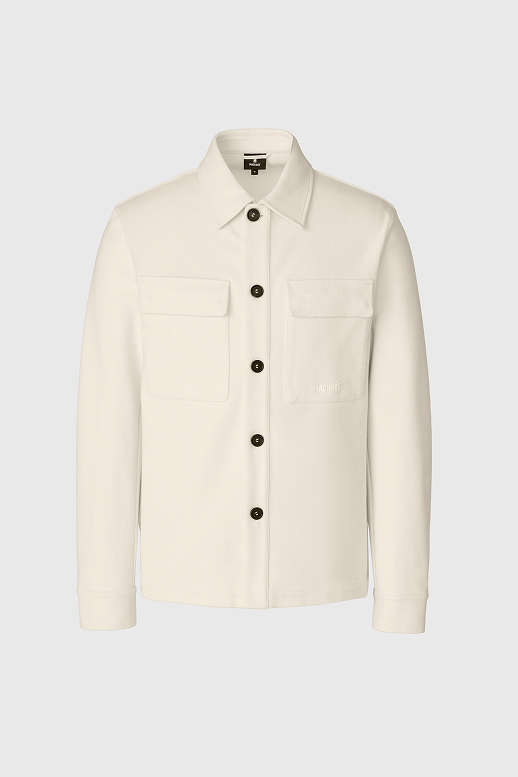 PORTER-K Brushed Knit Shirt Jacket