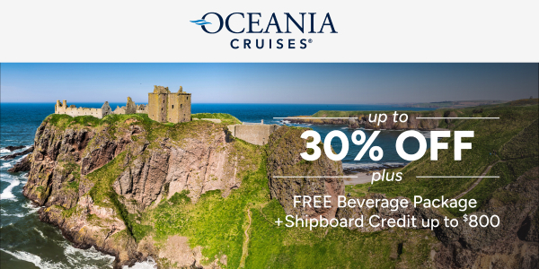 Limited-Time Offer: 30% Off + FREE Shipboard Credit