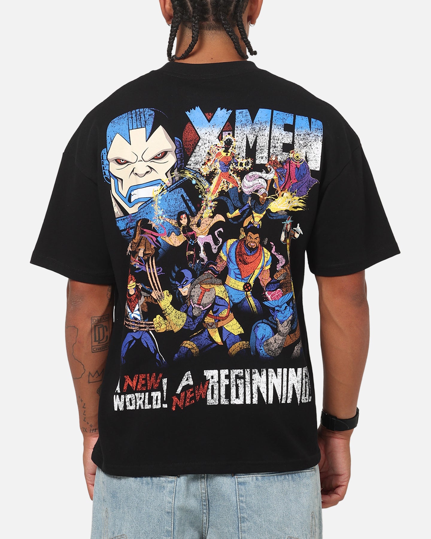 Image of 73Studio Marvel X-Men Previously On X-Men T-Shirt Black