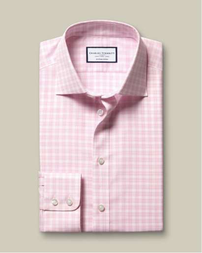 Luxury Check Shirt - Pink