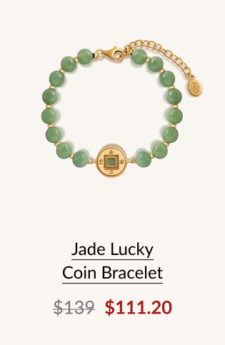 Jade Lucky Coin Bracelet