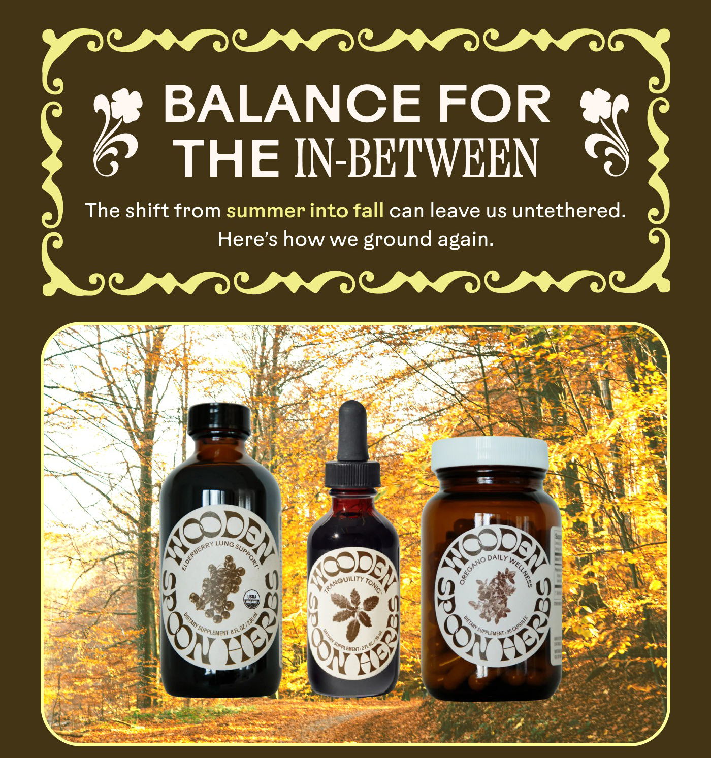 Balance for the In-Between  The shift from summer into fall can leave us untethered. Here’s how we ground again.