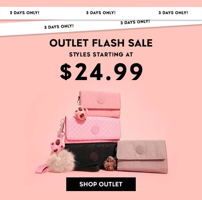 3 Days Only! Outlet Flash Sale Starting At $24.99!