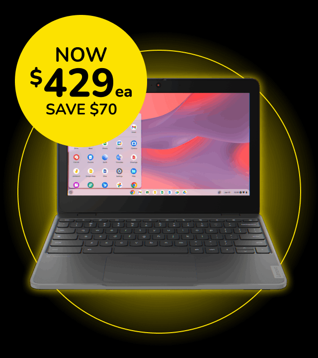 Lenovo 100E 4th Gen 11.6 Inch 4GB RAM 32GB eMMC Te Reo Chromebook now $429ea save $70