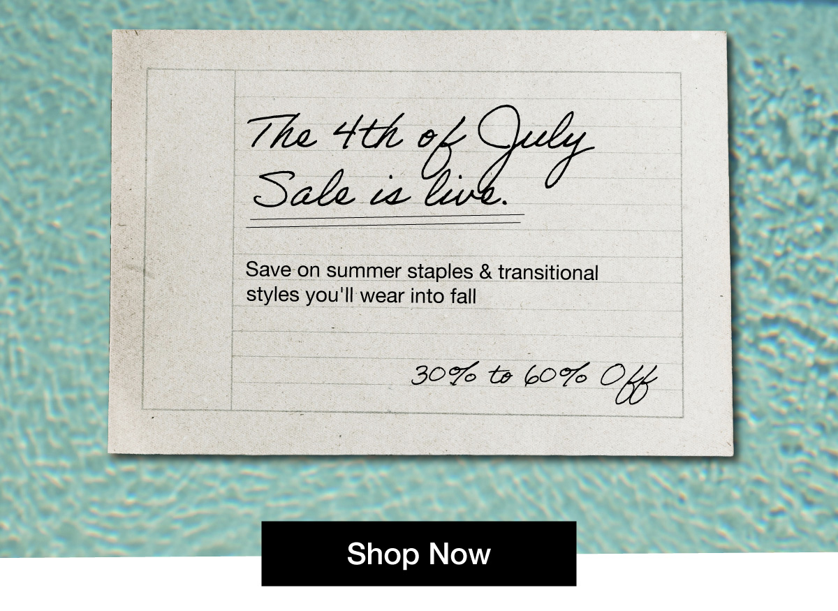 4th Of July Sale Is On
