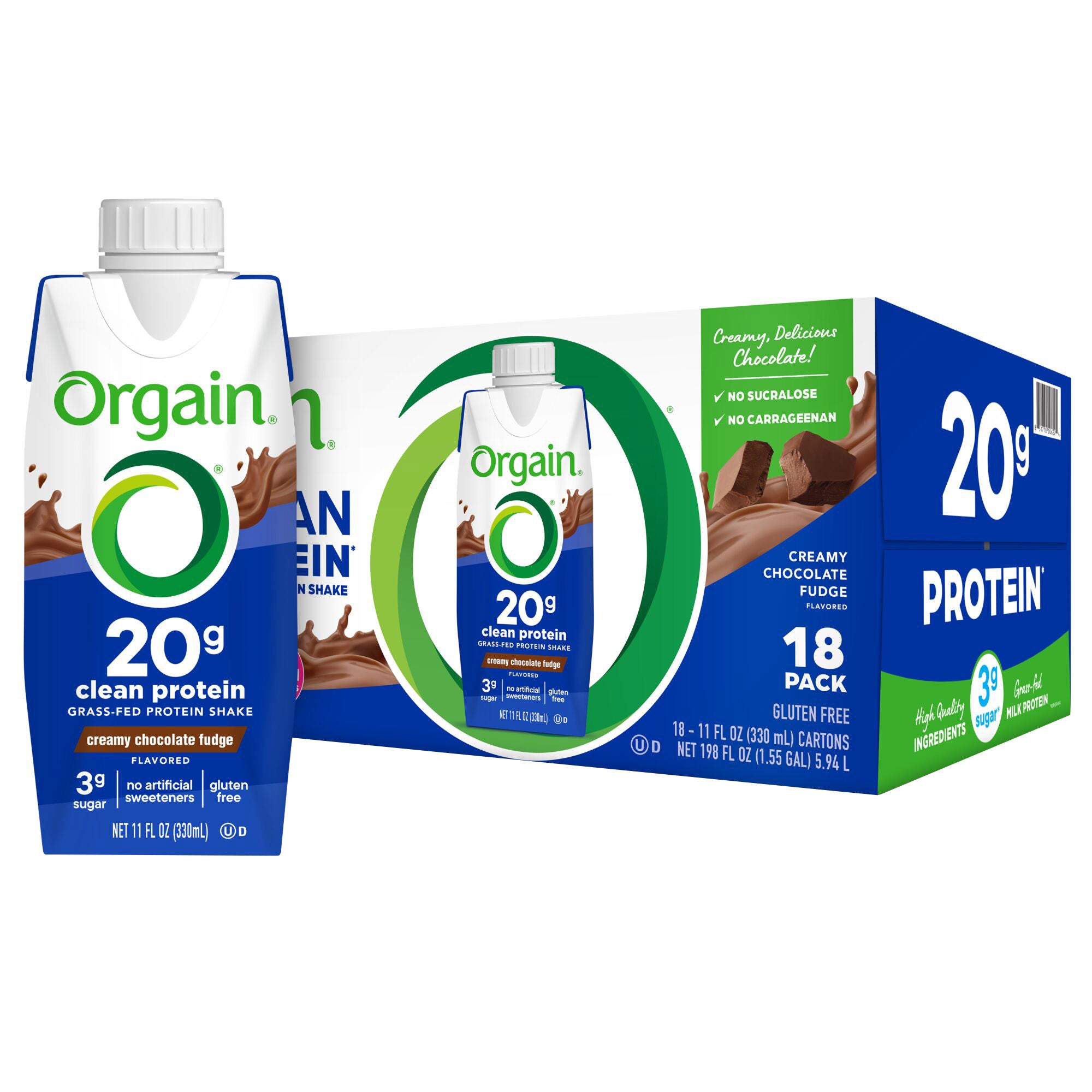 Orgain Clean Grass Fed Protein Shake