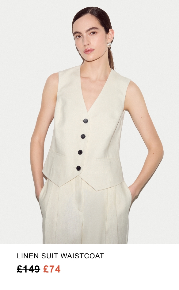 Linen Suit Waistcoat