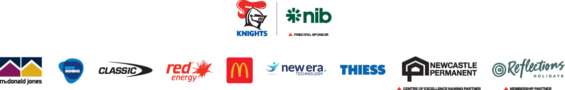 2025 Newcastle Knights Sponsors