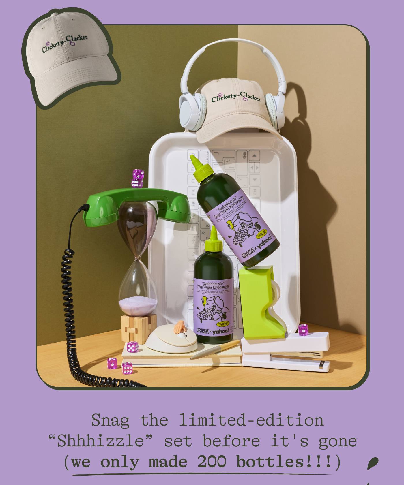 Snag the limited-edition "Shhhizzle" set before it's gone (we only made 200 bottles!!!)