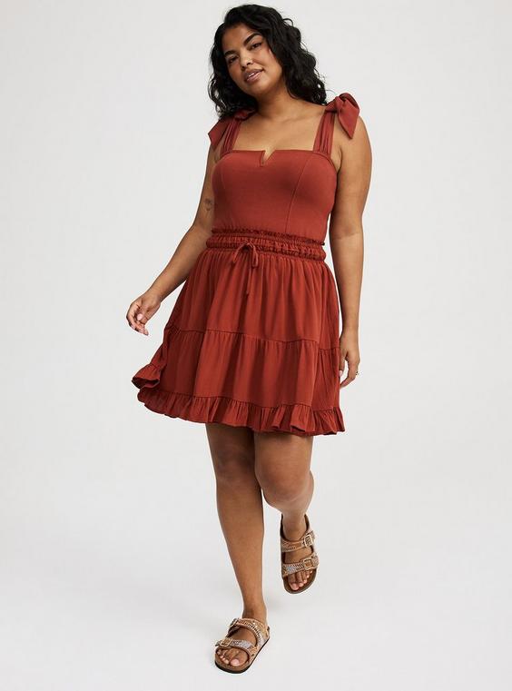 Tiered Ruffle Prairie Mini Skirt